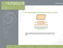 Tablet Screenshot of nichebucks.com